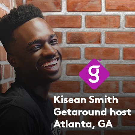 Kisean Smith, Getaround® power host since 2019.